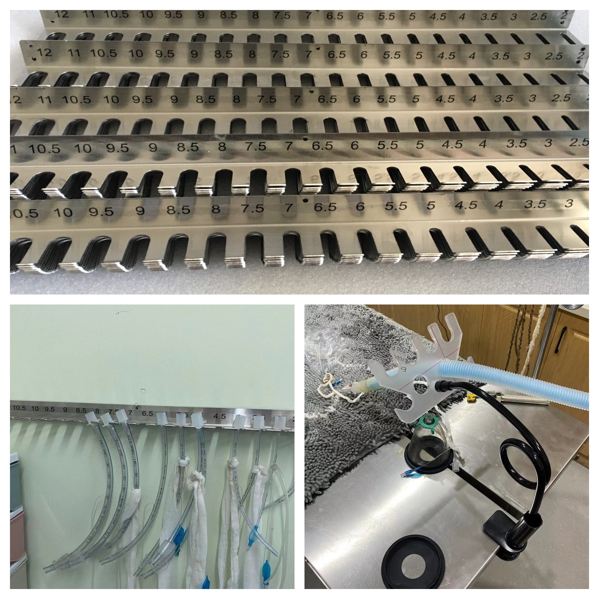 Veterinary Anesthesia Machine - ตัวยึดท่อสำหรับการใส่ท่อช่วยหายใจในสัตว์เลี้ยง ตัวยึดท่อในวงจรระบบหายใจ ตัวยึดท่อสำหรับการใส่ท่อช่วยหายใจเข้าไปในหลอดลม