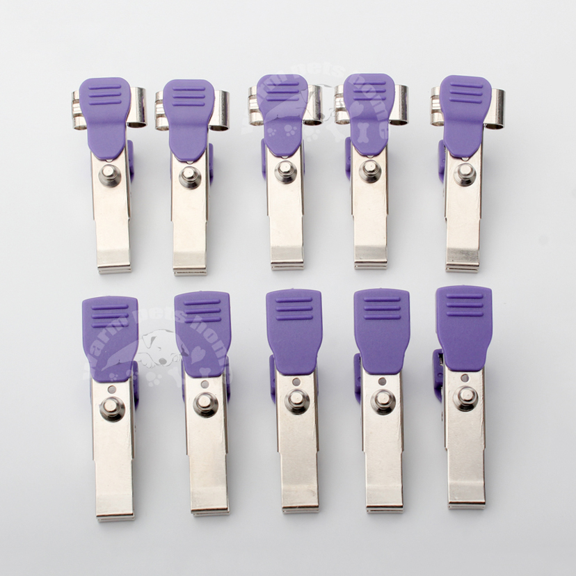Veterinary Otoscope - 5Pcs Reusable Veterinary ECG/EKG คลิปจระเข้คลิปมัลติฟังก์ชั่นสำหรับสัตว์เลี้ยงสุนัขแมว Vet