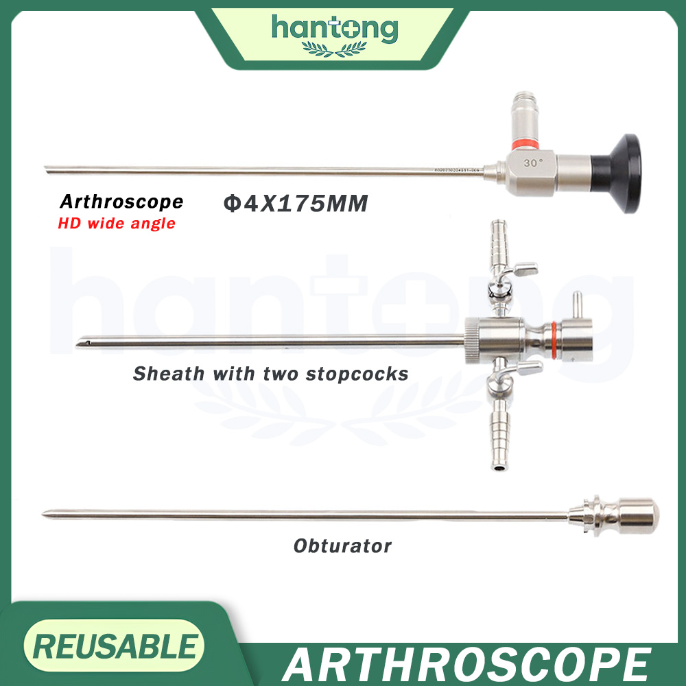 Veterinary Otoscope - กล้องส่องข้อแบบแข็งสำหรับการผ่าตัดทางการแพทย์ พร้อมปลอกหุ้มและอุปกรณ์อื่นๆ สำหรับการตรวจและผ่าตัดข้อศอก ข้อเข่า และสัตว์เลี้ยง