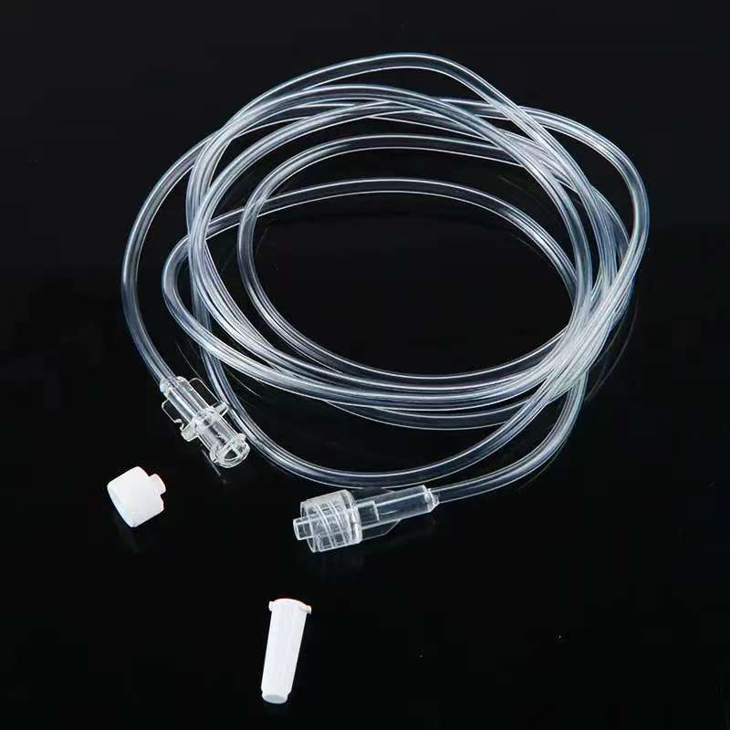 Veterinary Infusion Pump - 50 ชิ้น ท่อต่อสายให้สารน้ำแบบใช้แล้วทิ้ง สายต่อสายให้สารน้ำทางหลอดเลือดดำ สายเชื่อมต่อ PVC