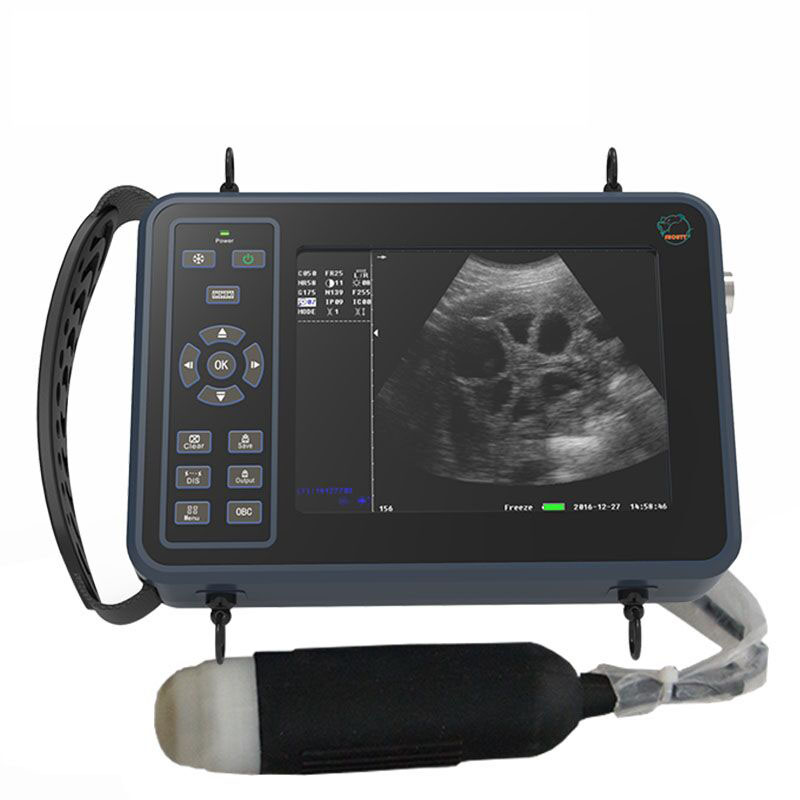 Livestock Ultrasound Pregnancy - 5.6 นิ้วปศุสัตว์แบบพกพา Veterinary Ultrasound Scanner วัววัวหมูแกะม้าหน้าจออัลตราซาวนด์การทดสอบการตั้งครรภ์เครื่อง