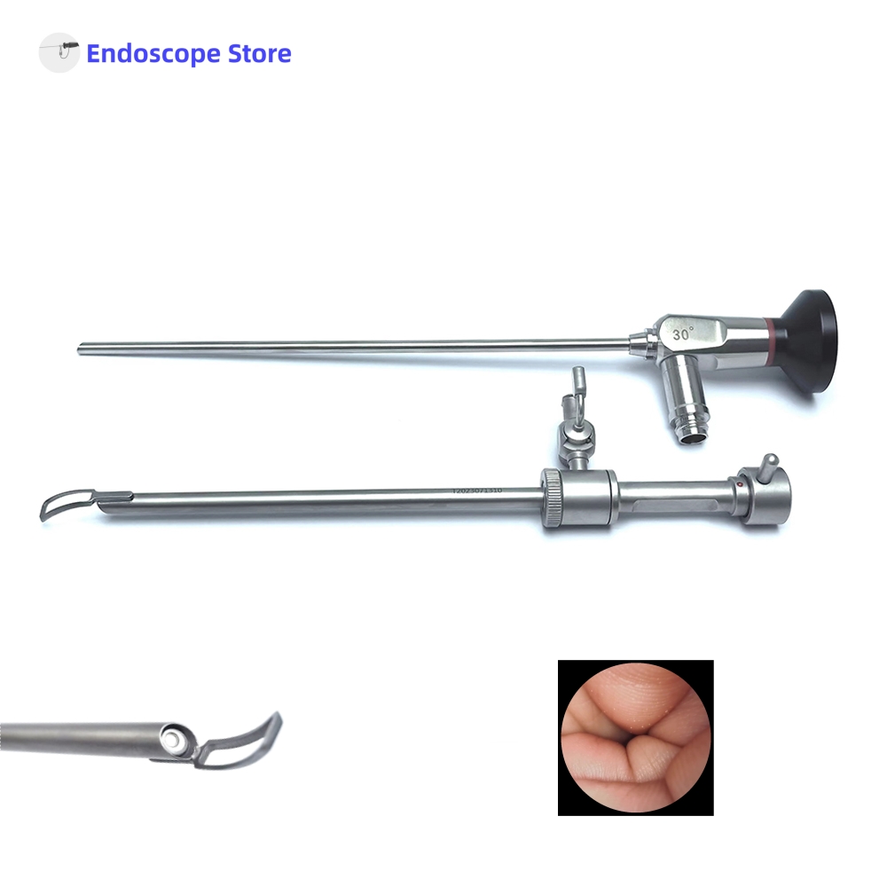 Veterinary Otoscope - การผ่าตัดยกคิ้วแบบทางการแพทย์ (แบบยกขึ้น) ปลอกกล้องเอนโดสโคปแบบแข็งพร้อมรูขนาด 4 มม. x