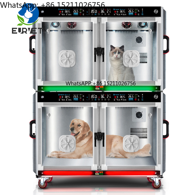 Animal Incubator Veterinary - ราคาโรงงาน ตู้อบสัตว์เลี้ยงสำหรับการรักษาในโรงพยาบาลสัตวแพทย์ ตู้ไอซียูสัตว์เลี้ยง ตู้ไอซียูสัตว์เลี้ยงสแตนเลส