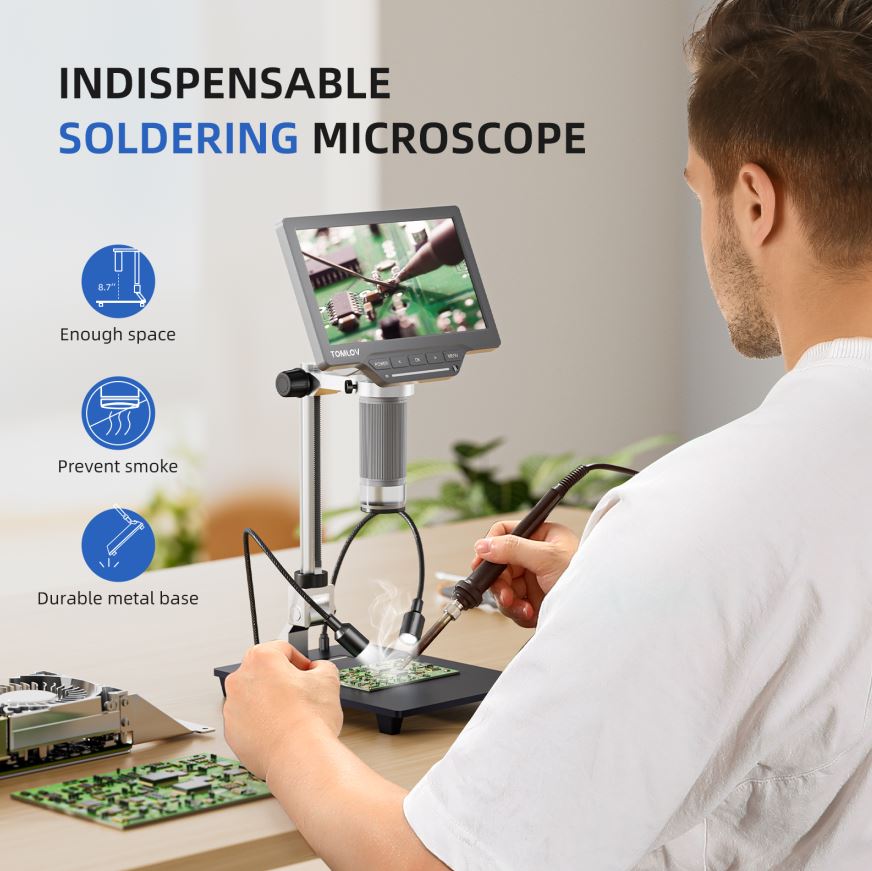 กล้องจุลทรรศน์ดิจิตอล USB TOML - Veterinary Microscope Binocular บทวิจารณ์และราคา