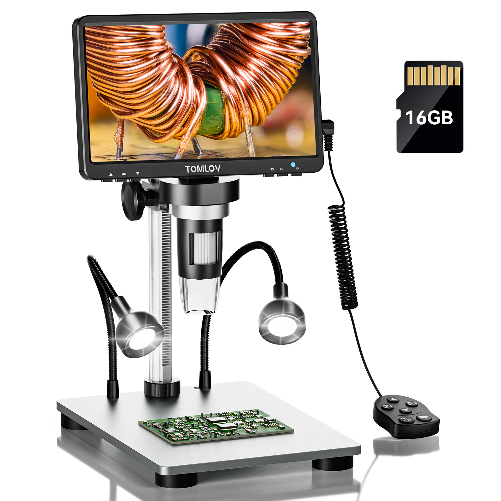 กล้องจุลทรรศน์ดูเหรียญ TOMLOV  - Veterinary Microscope Binocular บทวิจารณ์และราคา