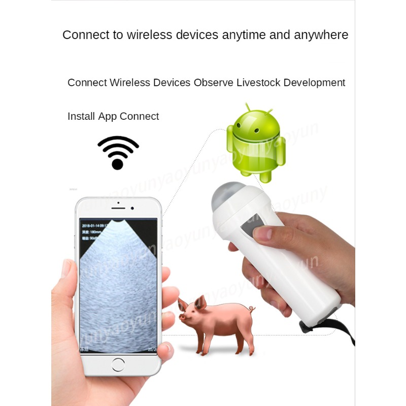 เครื่องสแกนอัลตราซาวนด์ไร้สายแ - Livestock Ultrasound Pregnancy บทวิจารณ์และราคา
