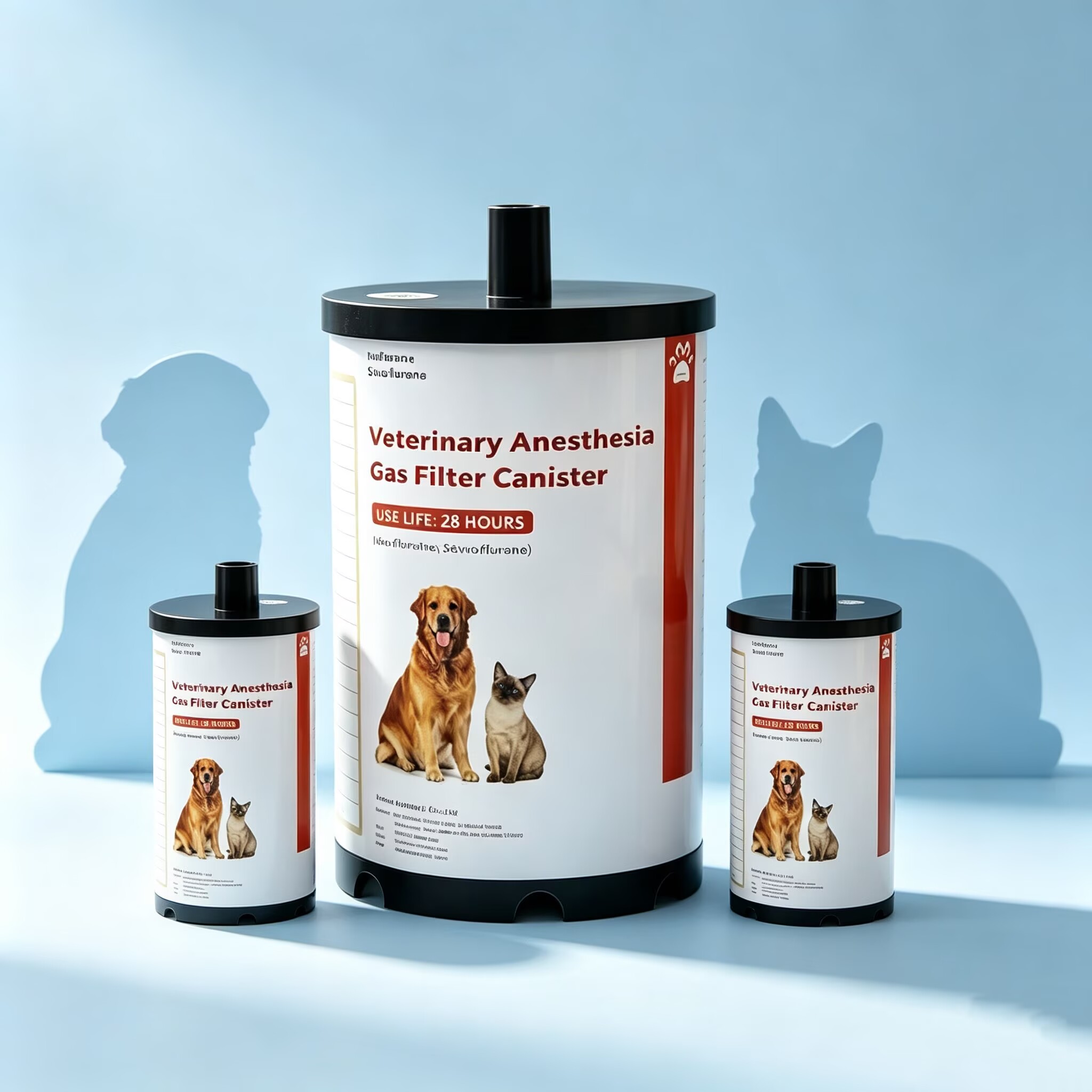 ถังกรองและดูดซับก๊าซไอเสียของเ - Veterinary Anesthesia Machine บทวิจารณ์และราคา