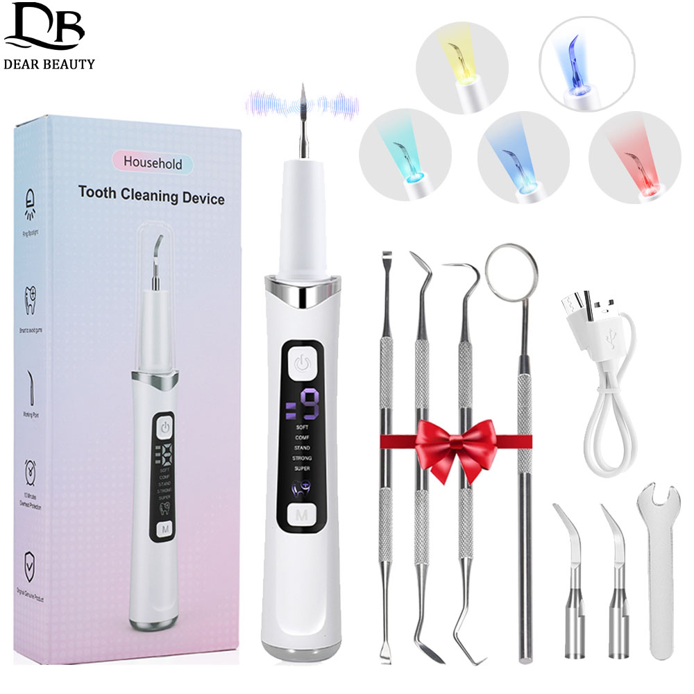 5 LED Light Ultrasonic ทําความ - Veterinary Dental Scaler บทวิจารณ์และราคา