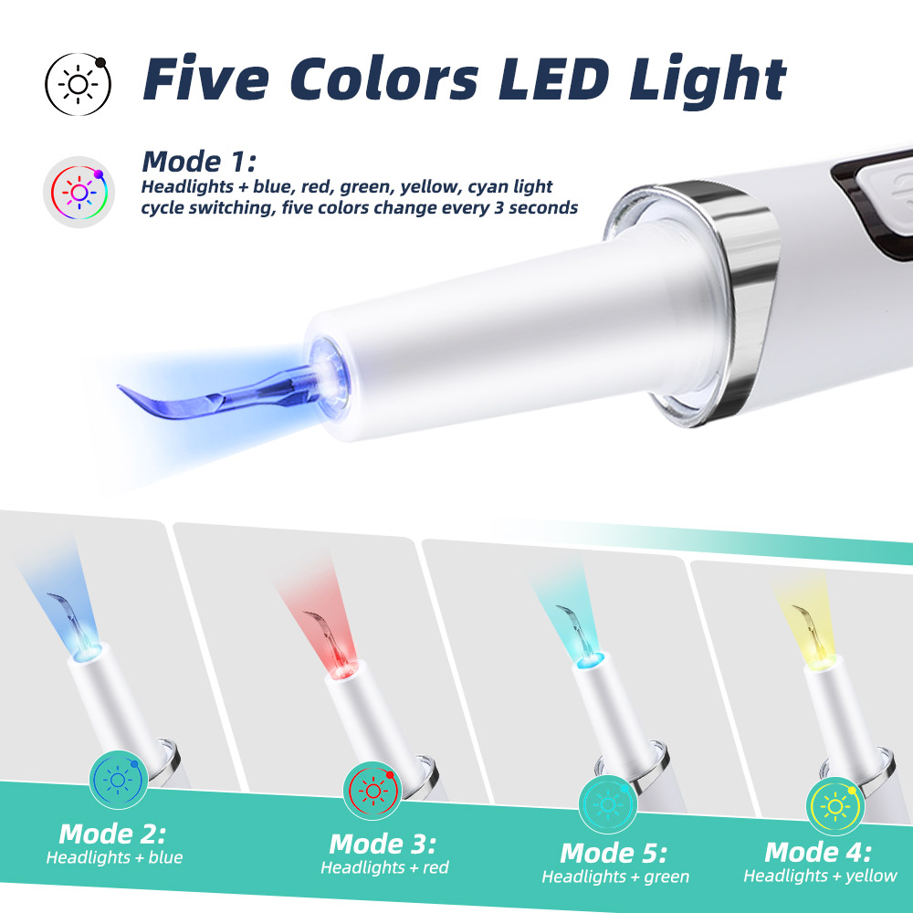 5 LED Light Ultrasonic ทําความ - Veterinary Dental Scaler บทวิจารณ์และราคา